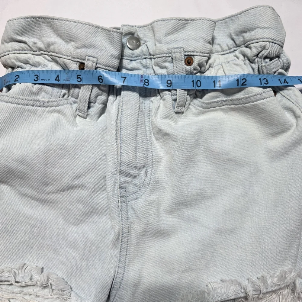 IRO Jeans Distressed Shorts Sz 26